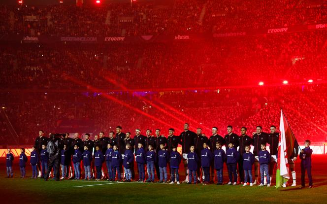Le Stade de France, à Saint-Denis (Seine-Saint-Denis), avant le match du Tournoi des six nations entre l’équipe de France de rugby et le Pays de Galles, le 31 janvier 2025. 