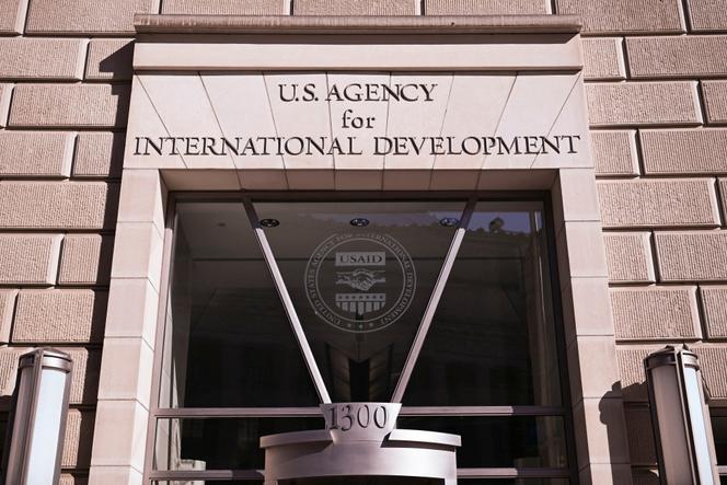 Μια άποψη του κτιρίου USAID στην Ουάσινγκτον, DC, Ηνωμένες Πολιτείες, 1 Φεβρουαρίου 2025.