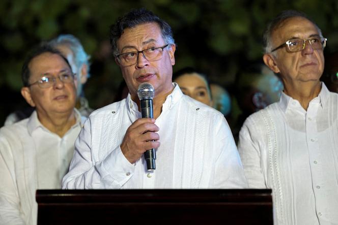Le président colombien, Gustavo Petro, à Jacmel, en Haïti, le 22 janvier 2025.