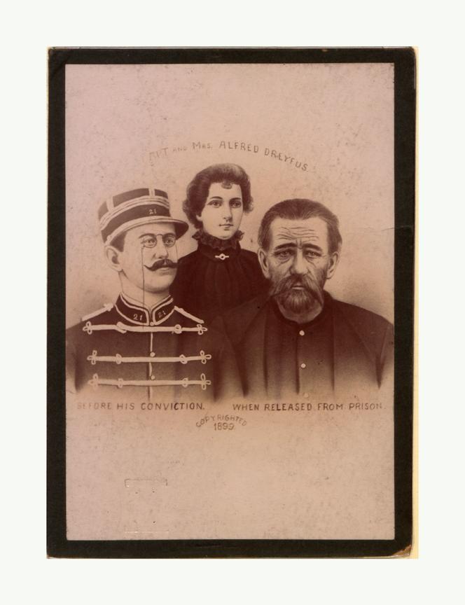Le capitaine Dreyfus et sa femme, en 1899.
