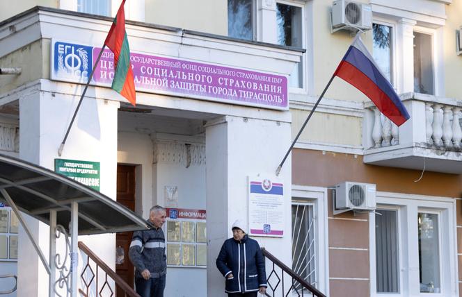 A Tiraspol, dans la région séparatiste de Transnistrie, en Moldavie, le 4 janvier 2025. 