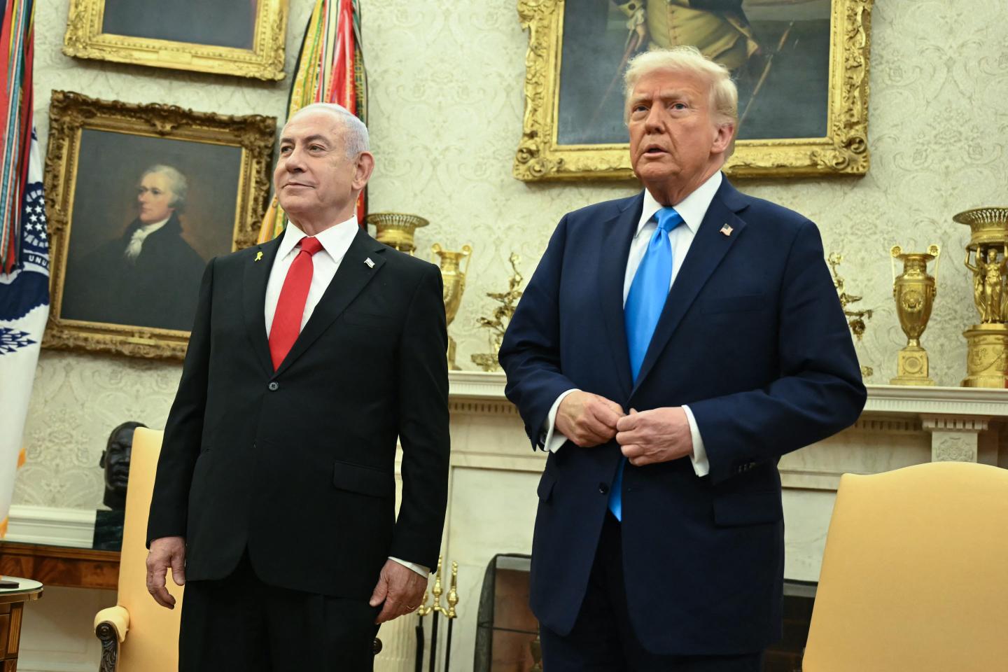 Israeli Prime Minister meets Trump at the White House for truce talks