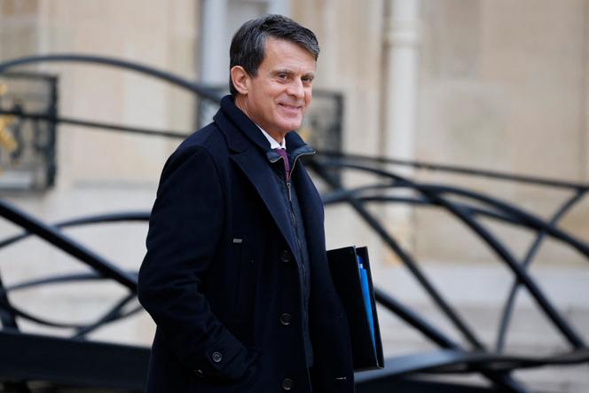 Le ministre des outre-mer, Manuel Valls, à l’Elysée, le 22 janvier 2025.