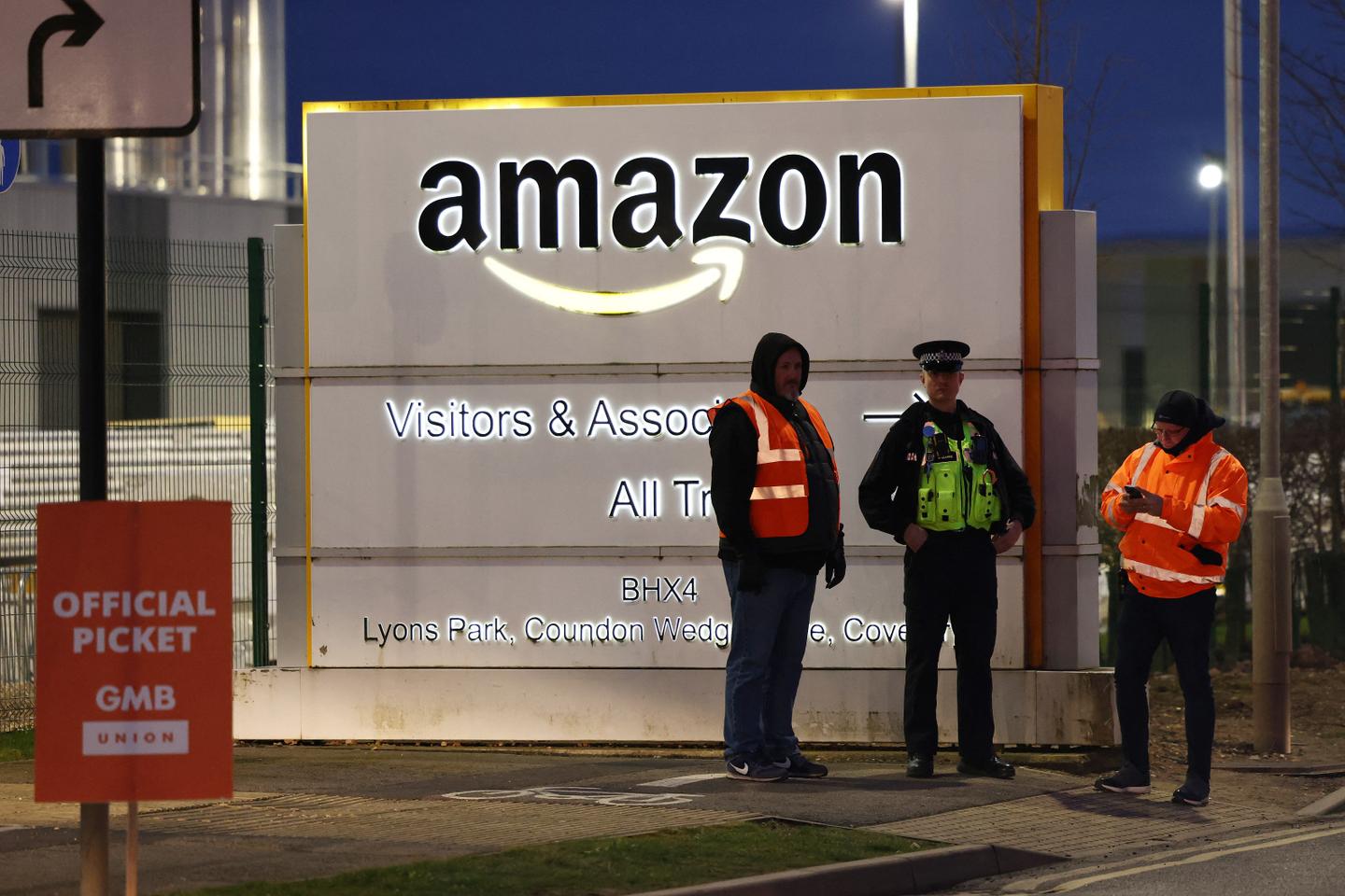 British trade unions warn of Amazon's relentless work pace