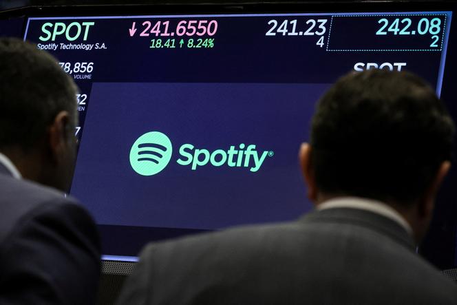 A la Bourse de New York, le 6 février 2024.  