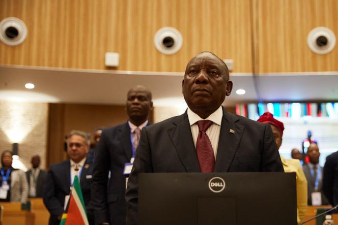 Le président sud-africain Cyril Ramaphosa lors du sommet de la Communauté de développement d’Afrique australe à Harare, au Zimbabwe, le 31 janvier 2025.