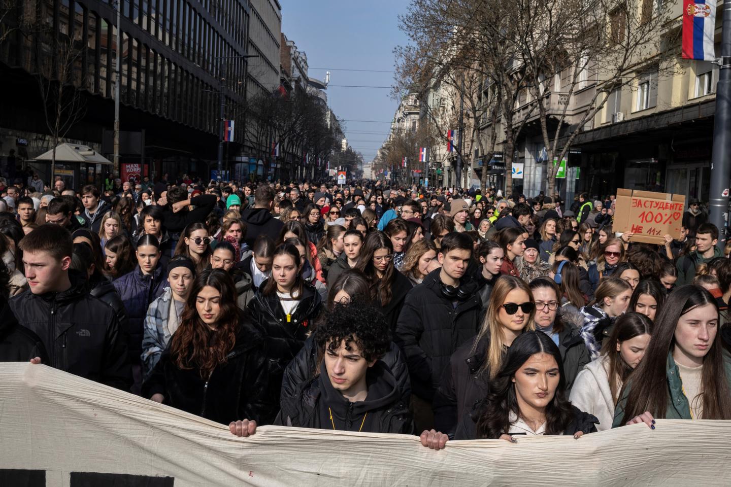 In Serbia and Slovakia, demonstrators defend the EU's values