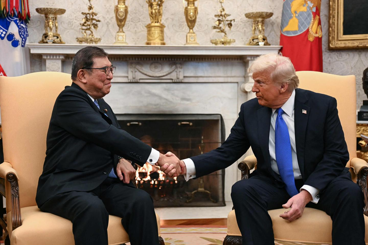 Japan PM, Trump play nice despite tariff threat
