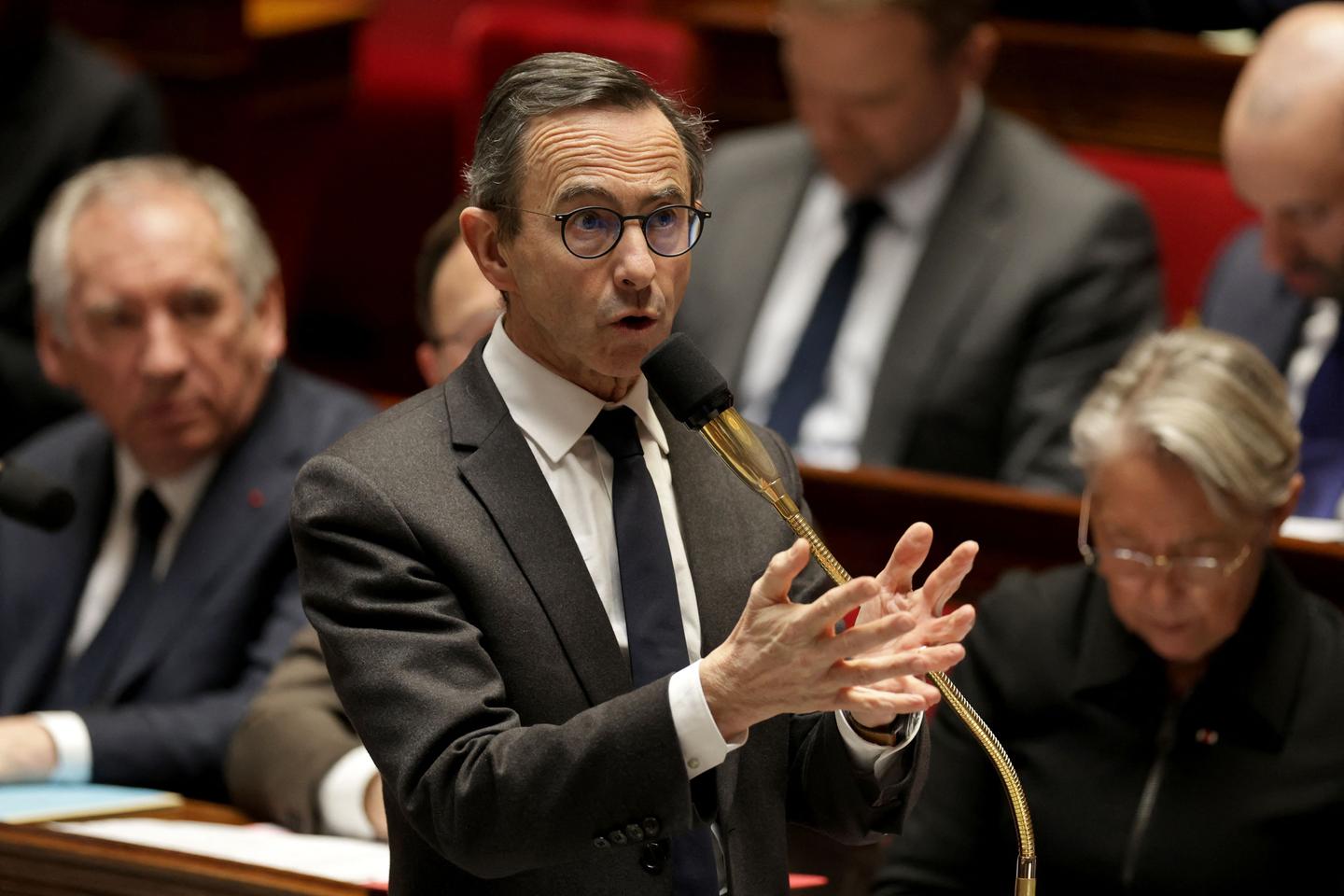 French interior minister announces bid to lead conservative party