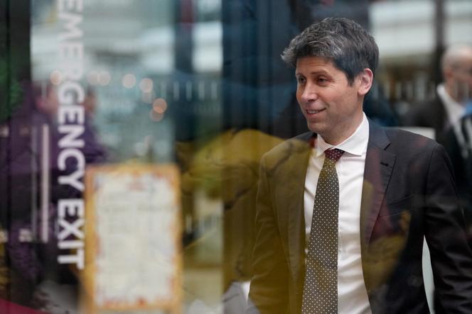 Sam Altman, le directeur général d’OpenAI, à la Station F, durant le sommet sur l’intelligence artificielle, à Paris, le 11 février 2025.