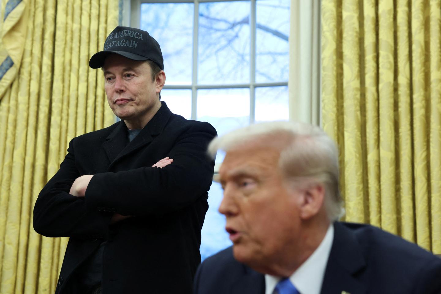 Musk, with Trump at White House, says US will go 'bankrupt' without cuts