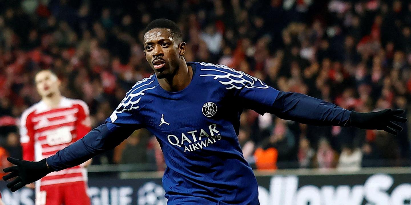Dembélé shines as PSG beats Brest 3-0 in first leg of Champions League  playoff, Real Madrid defeats Man City