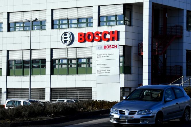 L’usine de la multinationale allemande d’ingénierie et d’électronique Bosch, à Onet-le-Château (Aveyron), en  janvier 2018.