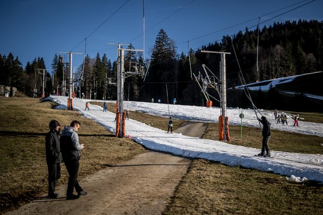 La station de ski de Métabief (Doubs), le 13 février 2024.