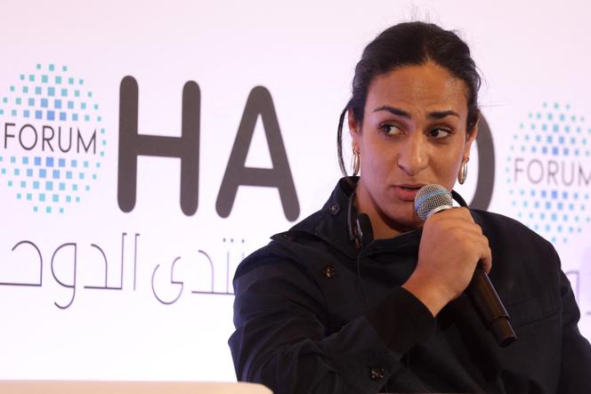 Le boxeur algérien Imane Khelif, à Doha, Qatar, le 7 décembre 2024.