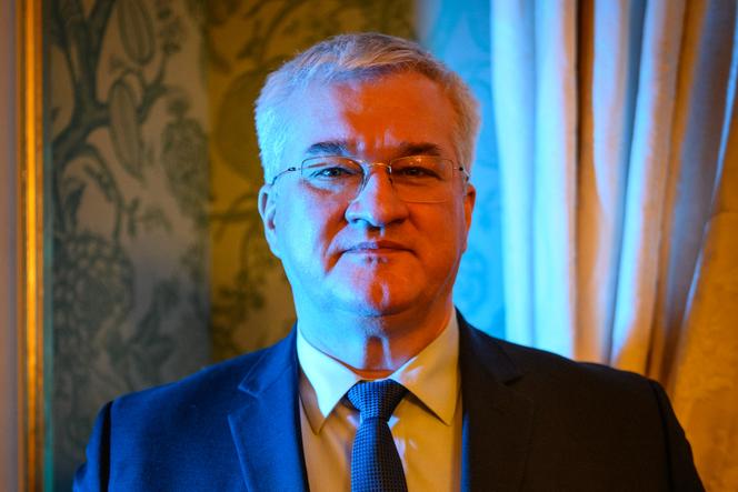 Andrii Sybiha, le ministre des affaires étrangères ukrainien, le 12 février 2025, à Paris.