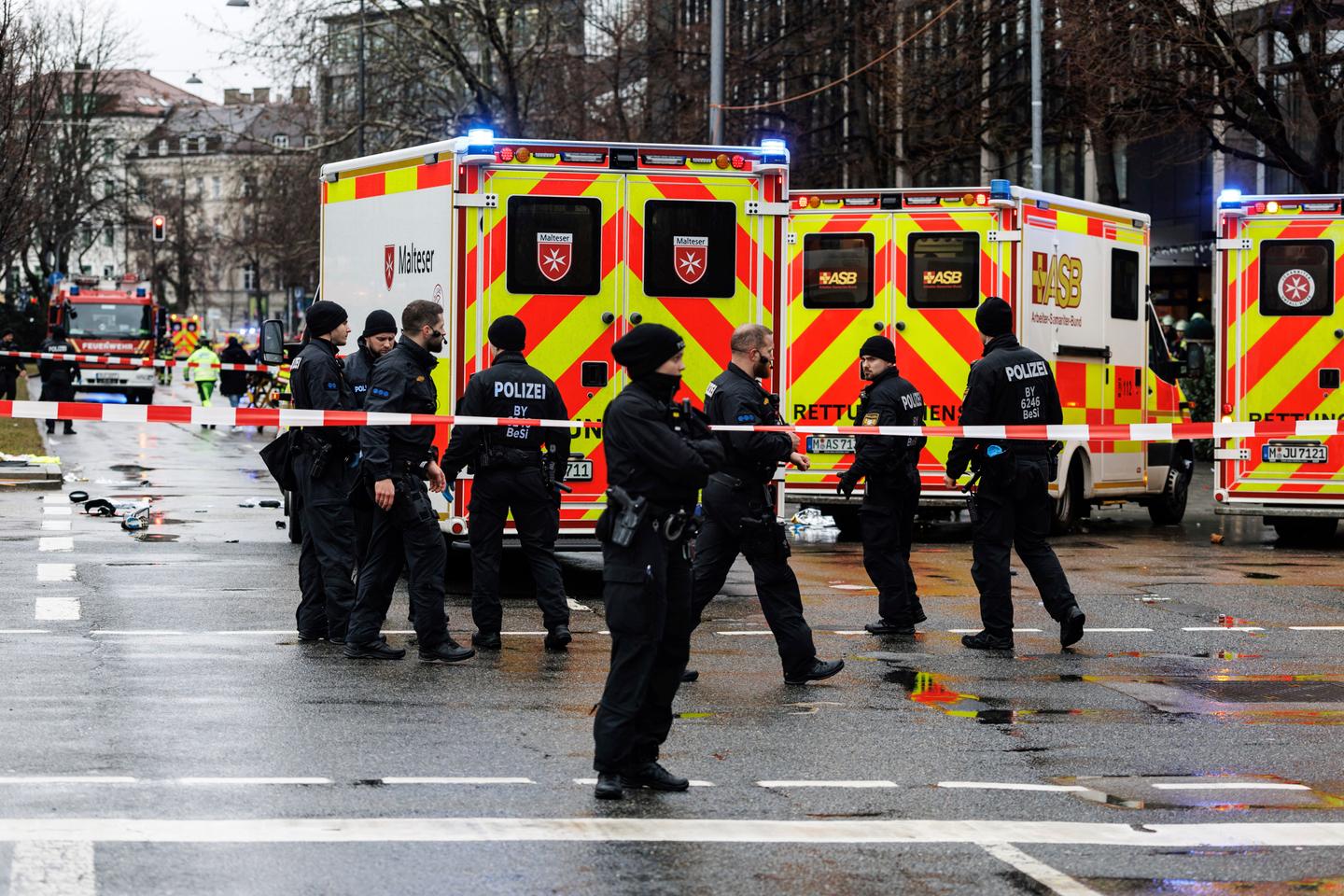 At least 20 injured after car drives into a crowd in Munich
