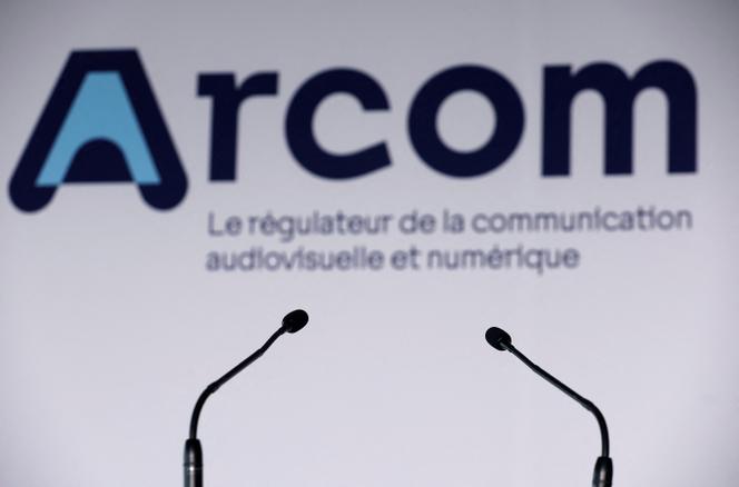 Lors de la présentation du rapport annuel de l’Arcom, à Paris, le 28 novembre 2022. 