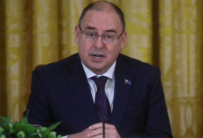 Le premier ministre des Iles Cook, Mark Brown, à Washington, le 25 septembre 2023.