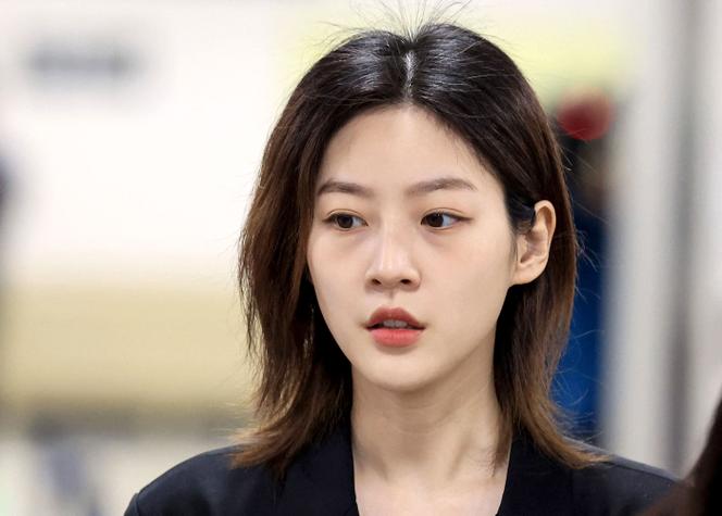 L’actrice sud-coréenne Kim Sae-ron à Séoul le 5 avril 2023.