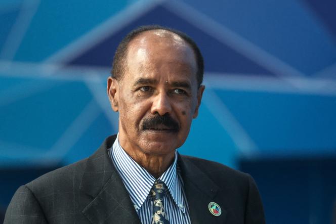 Le dirigeant érythréen, Isaias Afwerki, à Saint-Pétersbourg (Russie), le 27 juillet 2023.