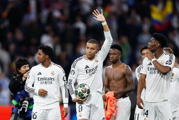 Kylian Mbappé lors d'une célébration
