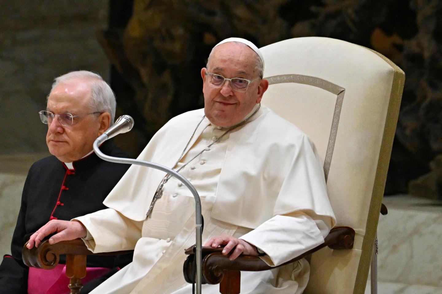Pope's health shows a 'slight improvement,' says Vatican