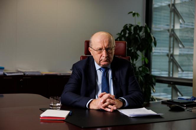 Le commissaire européen à la défense et à l’espace, le Lituanien Andrius Kubilius, à Bruxelles, le 6 décembre 2024.