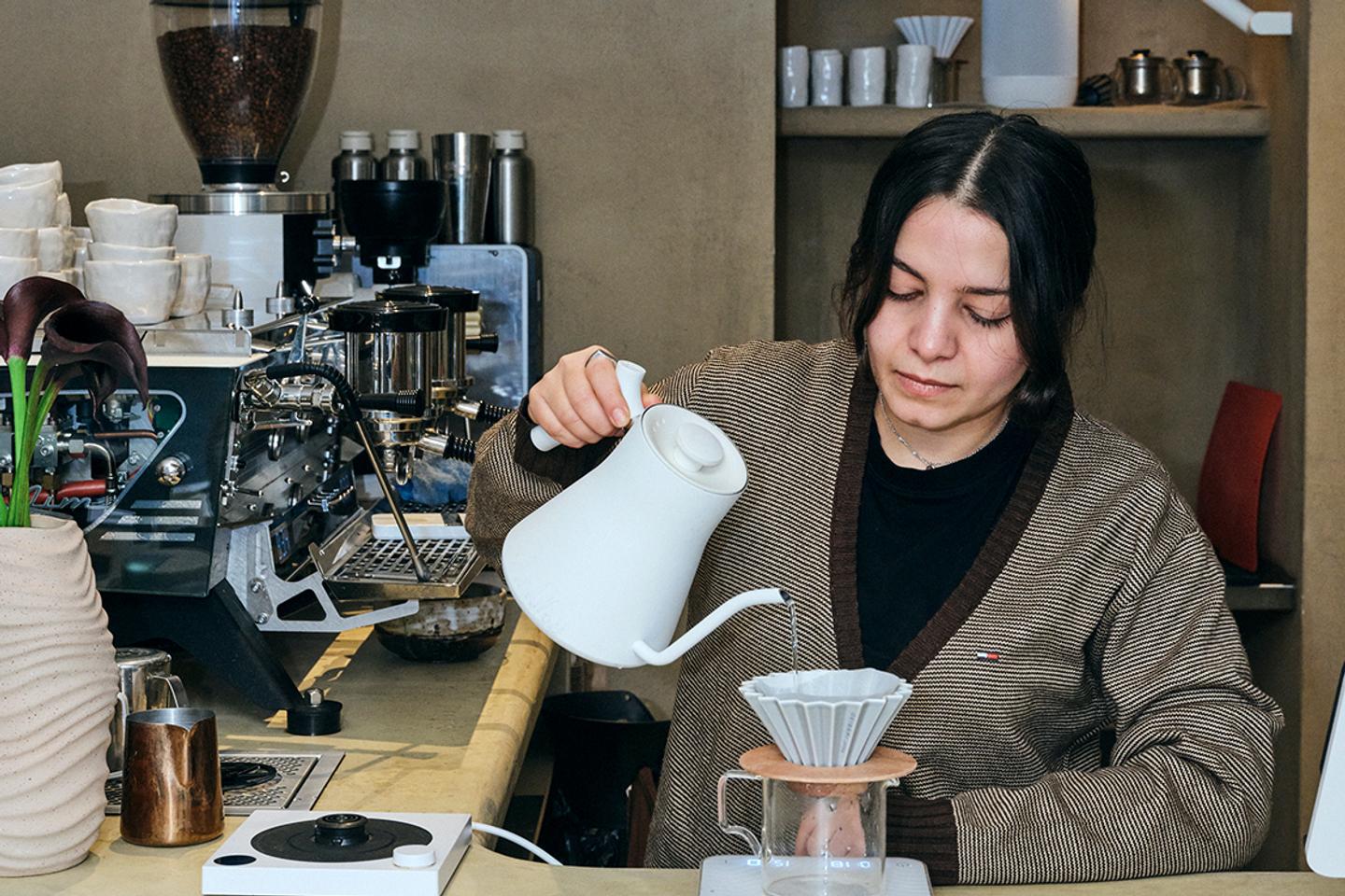 Coffee connoisseur Farimah Fattahi brings a touch of Iran to Paris's café culture
