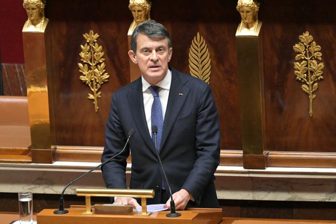 Manuel Valls, ministre des outre-mer, à l’Assemblée nationale, à Paris, le 23 janvier 2025.
