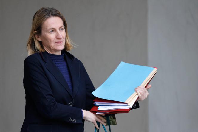 La ministre du travail, Astrid Panosyan-Bouvet, à l’Élysée, le 13 février 2025.