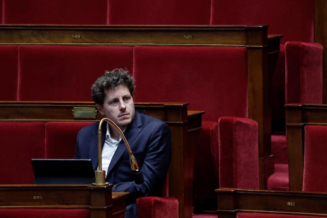 Julien Bayou lors de la séance des questions au gouvernement, à l’Assemblée nationale, le 21 mai 2024. 