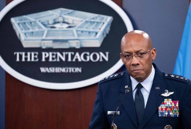 Le chef d’état-major américain, Charles Brown, lors d’une conférence de presse au Pentagone à Washington, le 25 juillet 2024.
