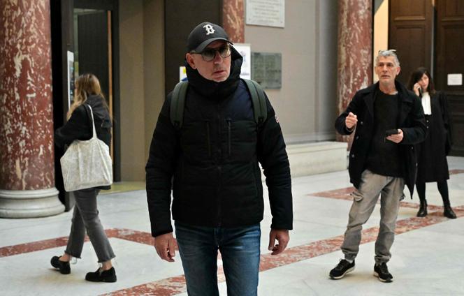 André Bacchiolelli, dit « Tête tordue », au premier jour du procès du Petit Bar, à la cour criminelle de Marseille, le 24 février 2025.