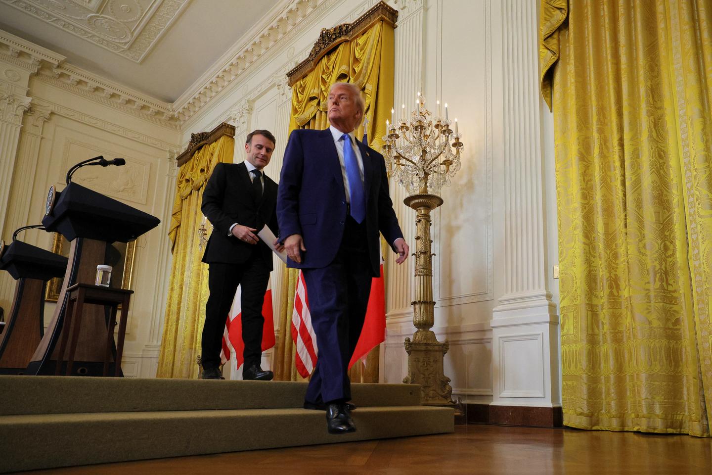 Trump-Macron meeting illustrates growing distance between allies