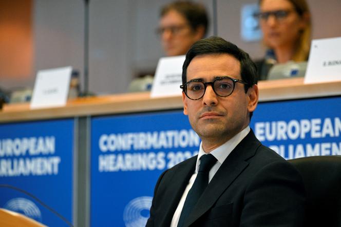 Stéphane Séjourne, vice-président exécutif de la Commission européenne chargé de la prospérité et de la stratégie industrielle, à Bruxelles, le 12 novembre 2024.