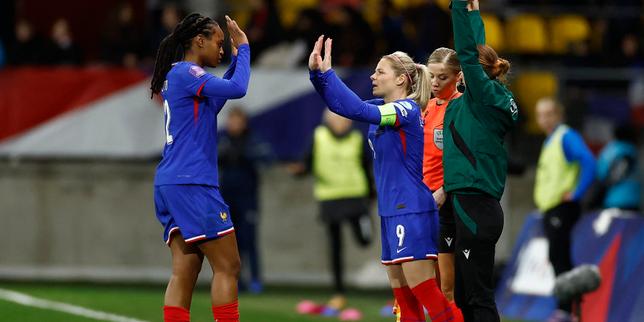 Football : les Bleues battent l’Islande dans un match marqué par le record en sélection d’Eugénie Le Sommer