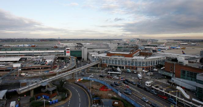 L’aéroport d’Heathrow, à Londres, le 22 novembre 2007.