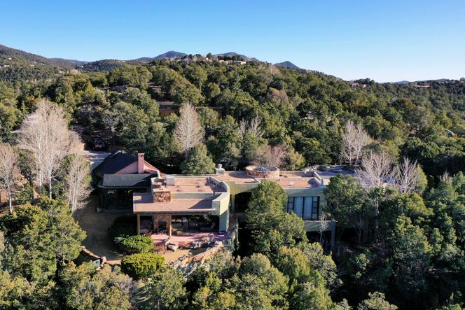 La maison de Gene Hackman et Betsy Arakawa à Santa Fe (Nouveau-Mexique), le 27 février 2025.