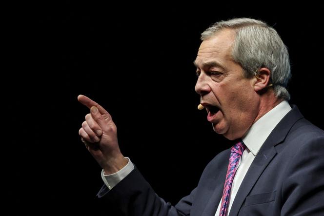 Le député britannique et leader du parti Reform UK, Nigel Farage, s’exprime lors d’un événement organisé par son parti à Hull, en Grande-Bretagne, le 27 février 2025.