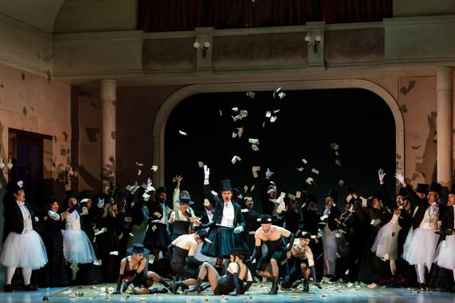Lors d’une répétition de « La Traviata », mise en scène par Silvia Paoli, au Théâtre Graslin, à Nantes, le 11 janvier 2025.