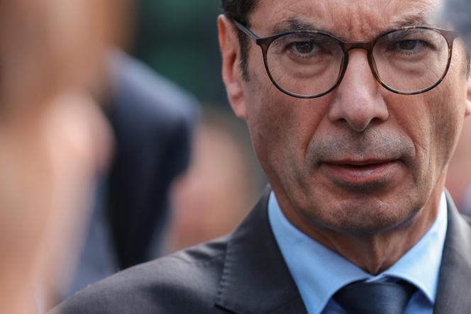 Jean-Pierre Farandou, PDG de la SNCF, à Strasbourg, le 25 septembre 2024.