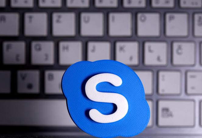 Le logo du logiciel Skype.