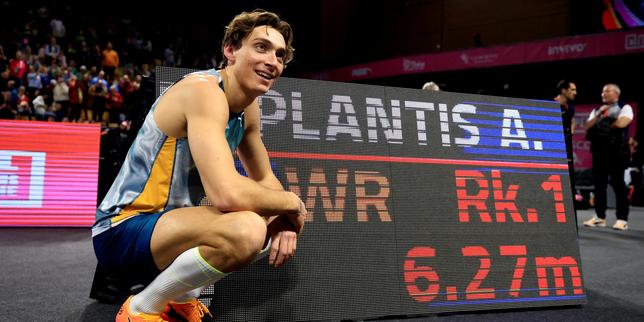 Athlétisme : Armand Duplantis améliore son propre record du monde du saut à la perche