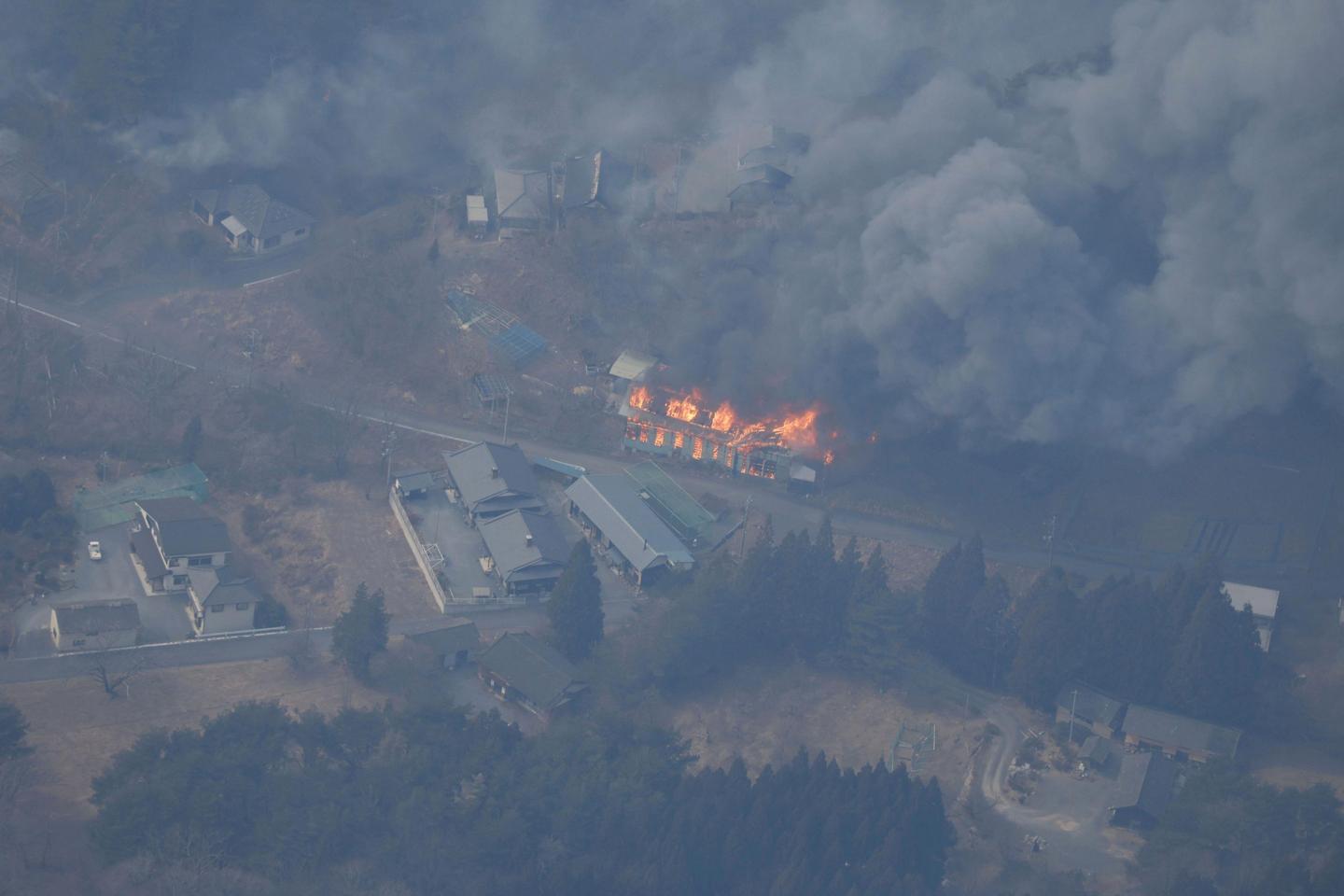 Japan battles biggest wildfire in decades