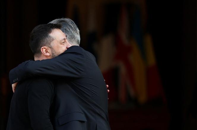 Le président ukrainien, Volodymyr Zelensky, et le premier ministre britannique, Keir Starmer, à Londres, le 2 mars 2025.