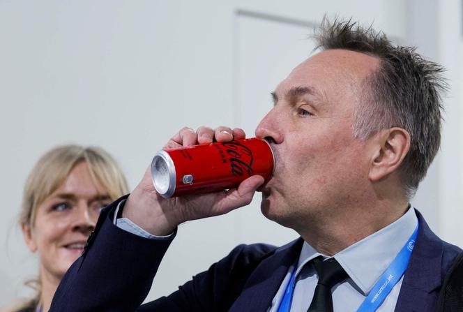 Tore Sandvik, ministre norvégien de la défense, lors de la COP29 à Bakou, le 19 novembre 2024.