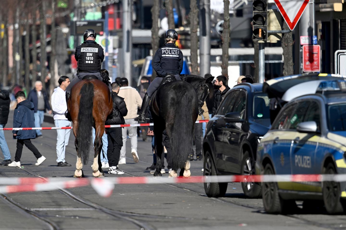 One dead, others injured after driver rams car into crowd in Germany's Mannheim