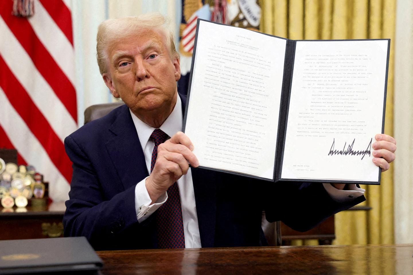 Cryptocurrencies: Trump outlines a US 'strategic reserve' ahead of a 'crypto summit'