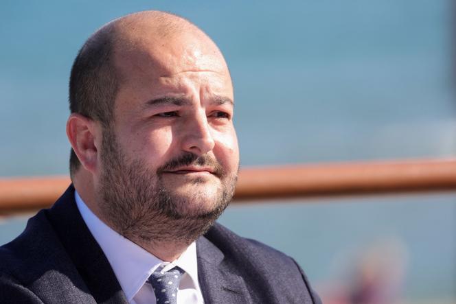 Le maire de Fréjus, David Rachline, à Fréjus, le 28 avril 2022.
